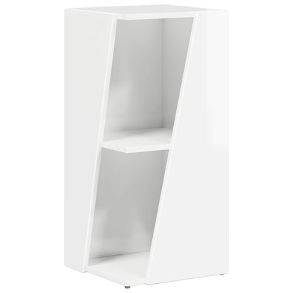 Mensola laterale Bianco Lucido 33 x 32 x 70,5 cm | homemem39