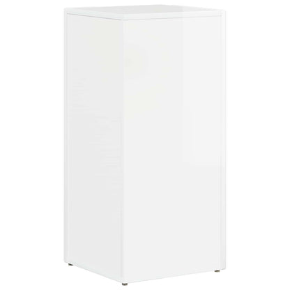 Mensola laterale Bianco Lucido 33 x 32 x 70,5 cm | homemem39