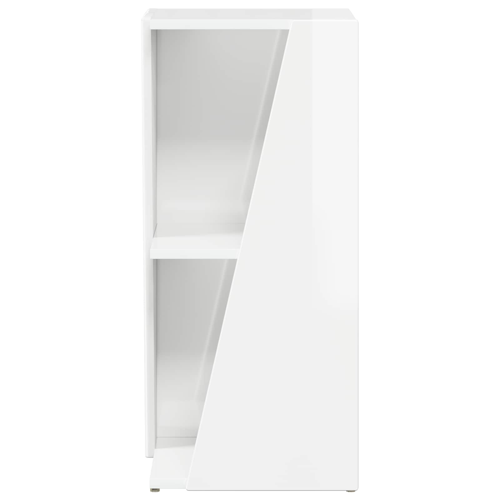 Mensola laterale Bianco Lucido 33 x 32 x 70,5 cm | homemem39