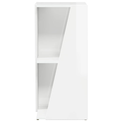 Mensola laterale Bianco Lucido 33 x 32 x 70,5 cm | homemem39