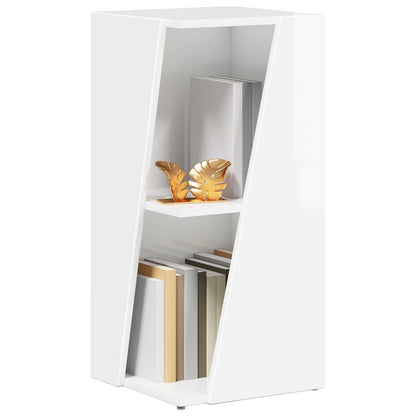 Mensola laterale Bianco Lucido 33 x 32 x 70,5 cm | homemem39