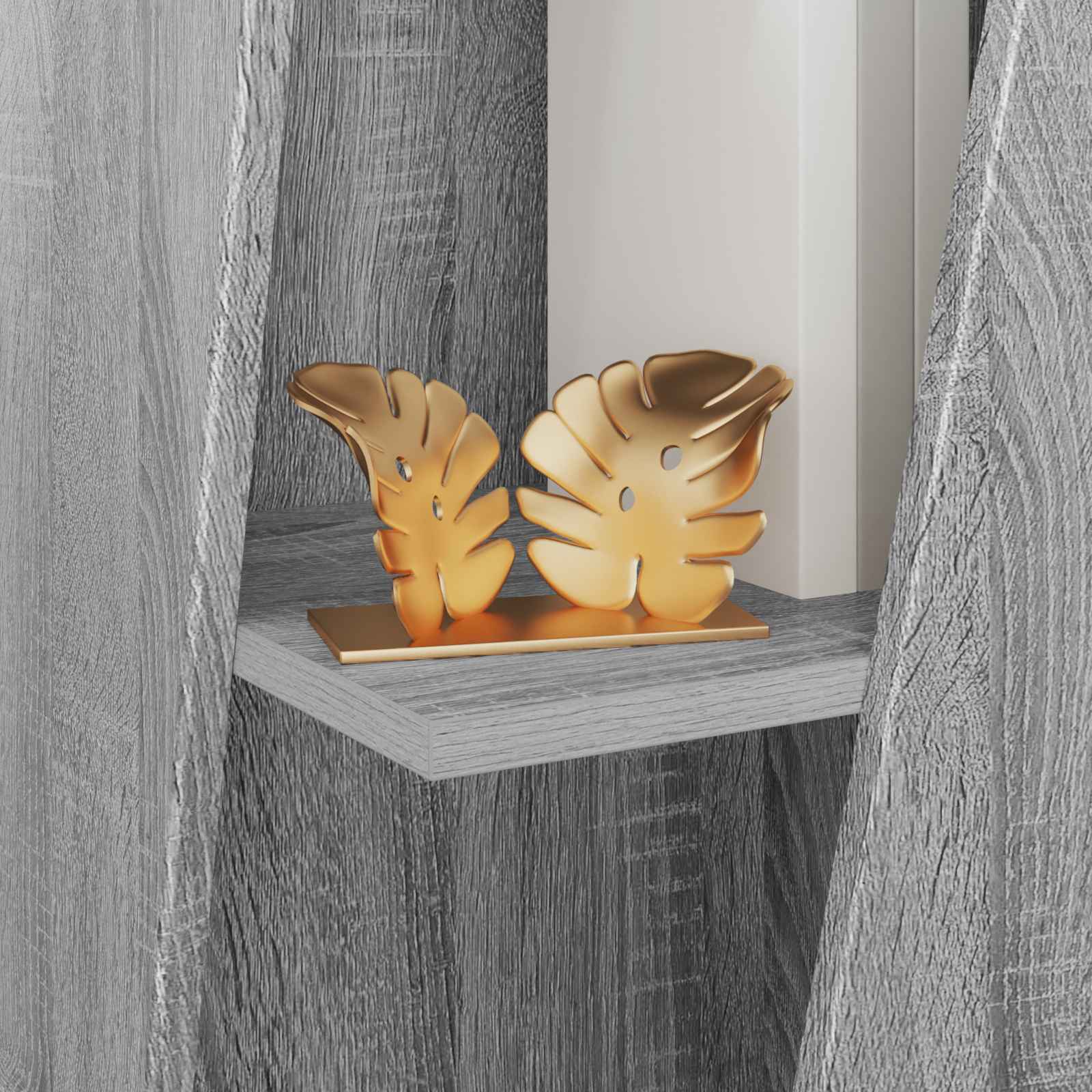 Mensola laterale Grigio Sonoma 33 x 32 x 70,5 cm | homemem39