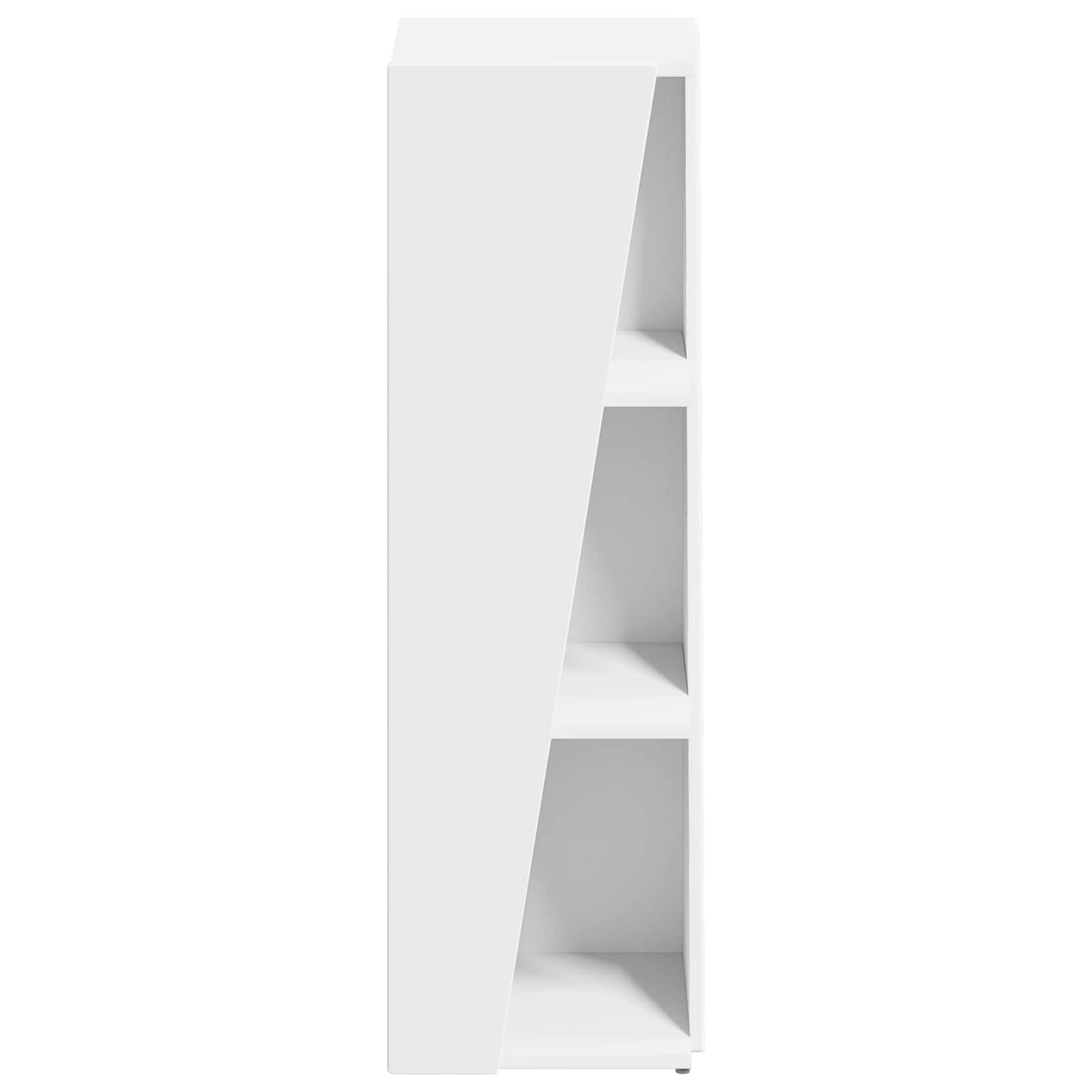 Mensola laterale 33 x 32 x 100,5 cm Legno ingegnerizzato Bianco