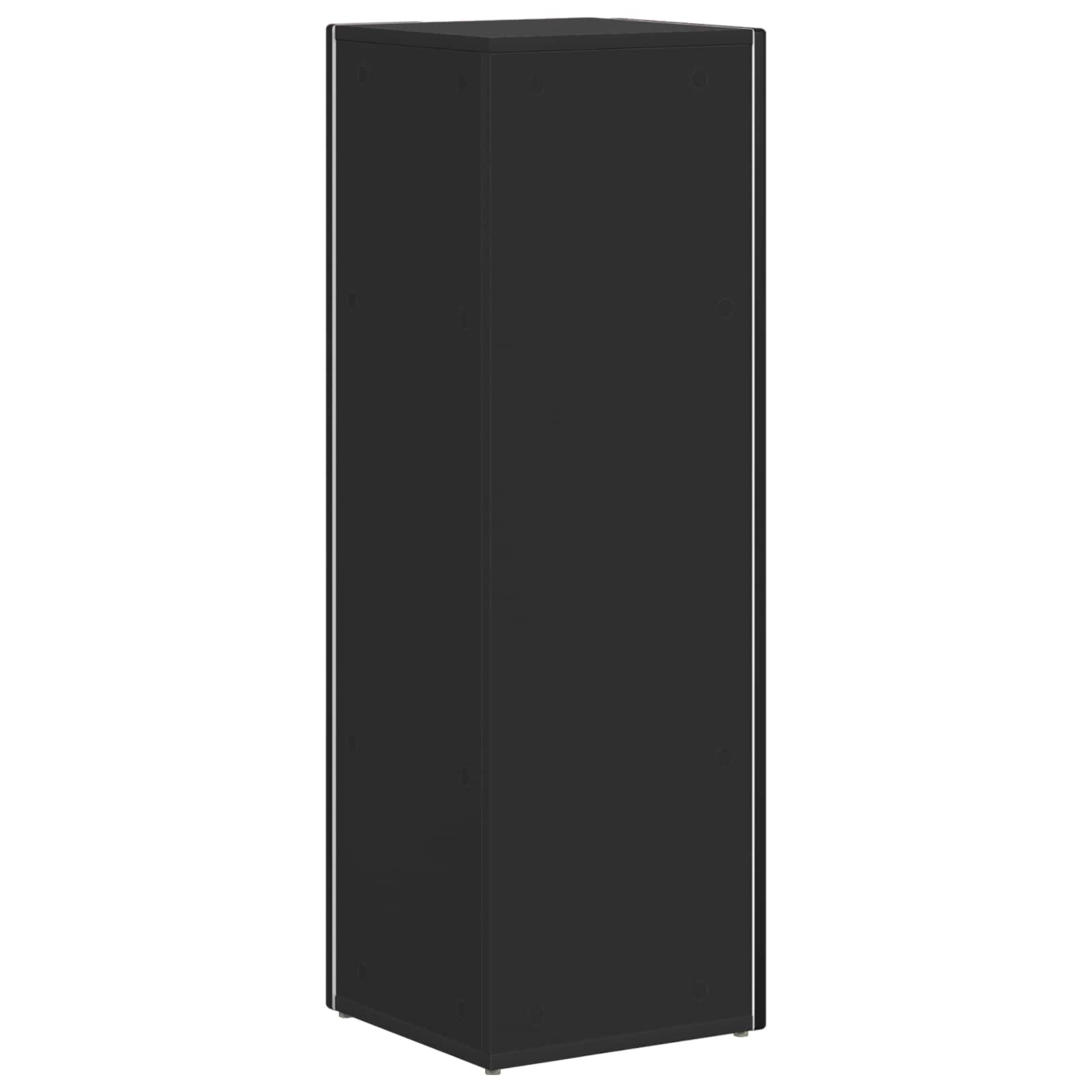 Mensola laterale Nero 33 x 32 x 100,5 cm Legno multistrato | homemem39