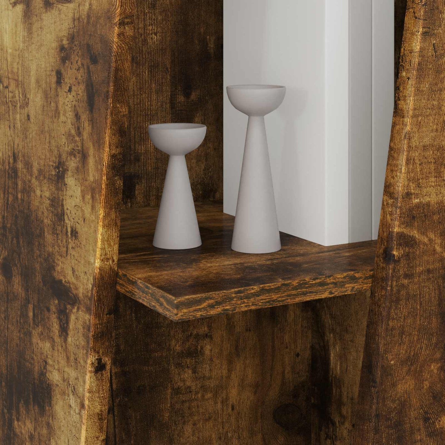 Mensola laterale Rovere fumé 33 x 32 x 100,5 cm