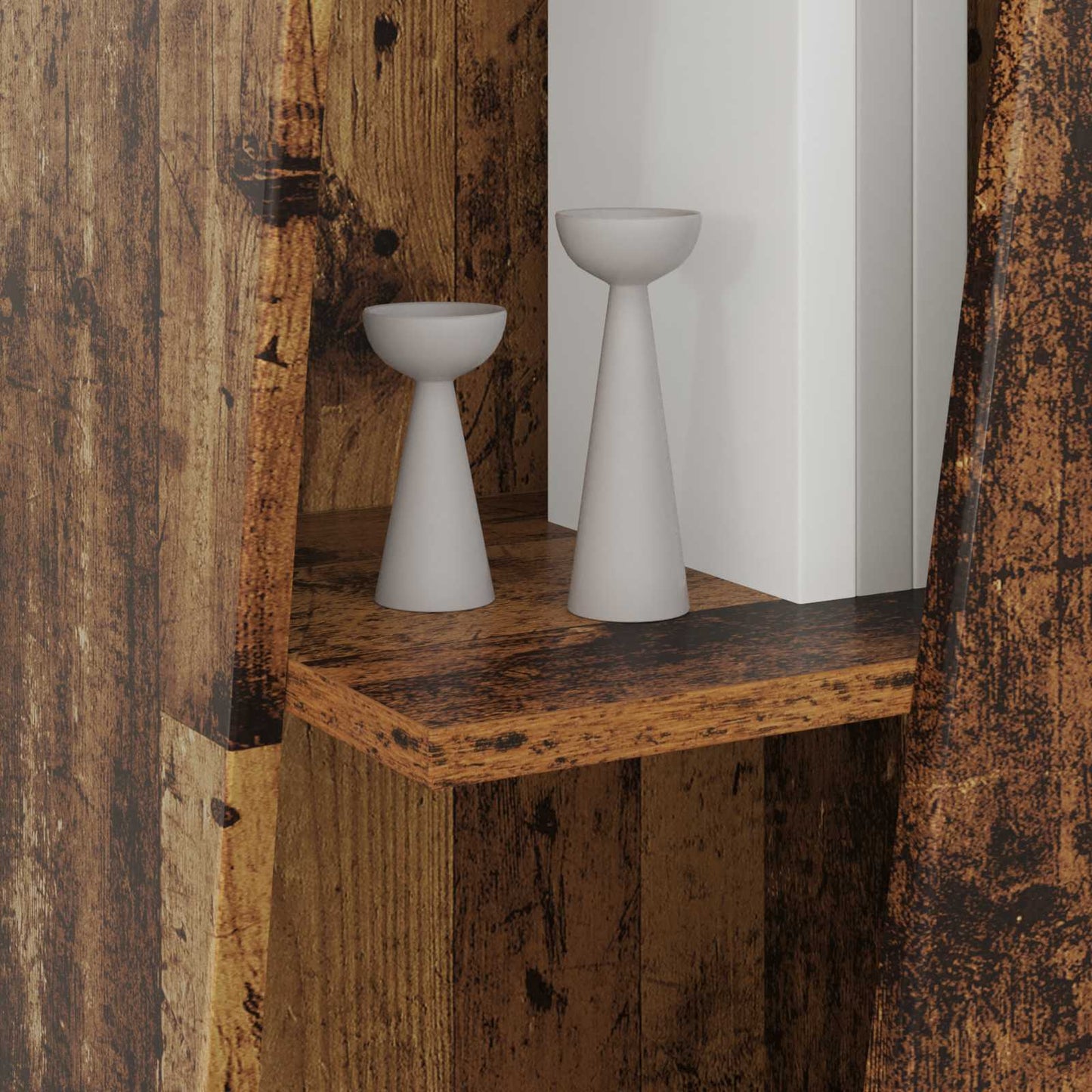 Mensola laterale Legno vecchio 33 x 32 x 100,5 cm