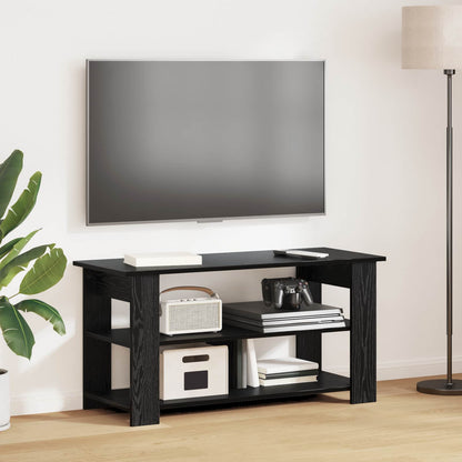 Supporto TV Rovere Nero 100 x 40 x 50 cm | homemem39