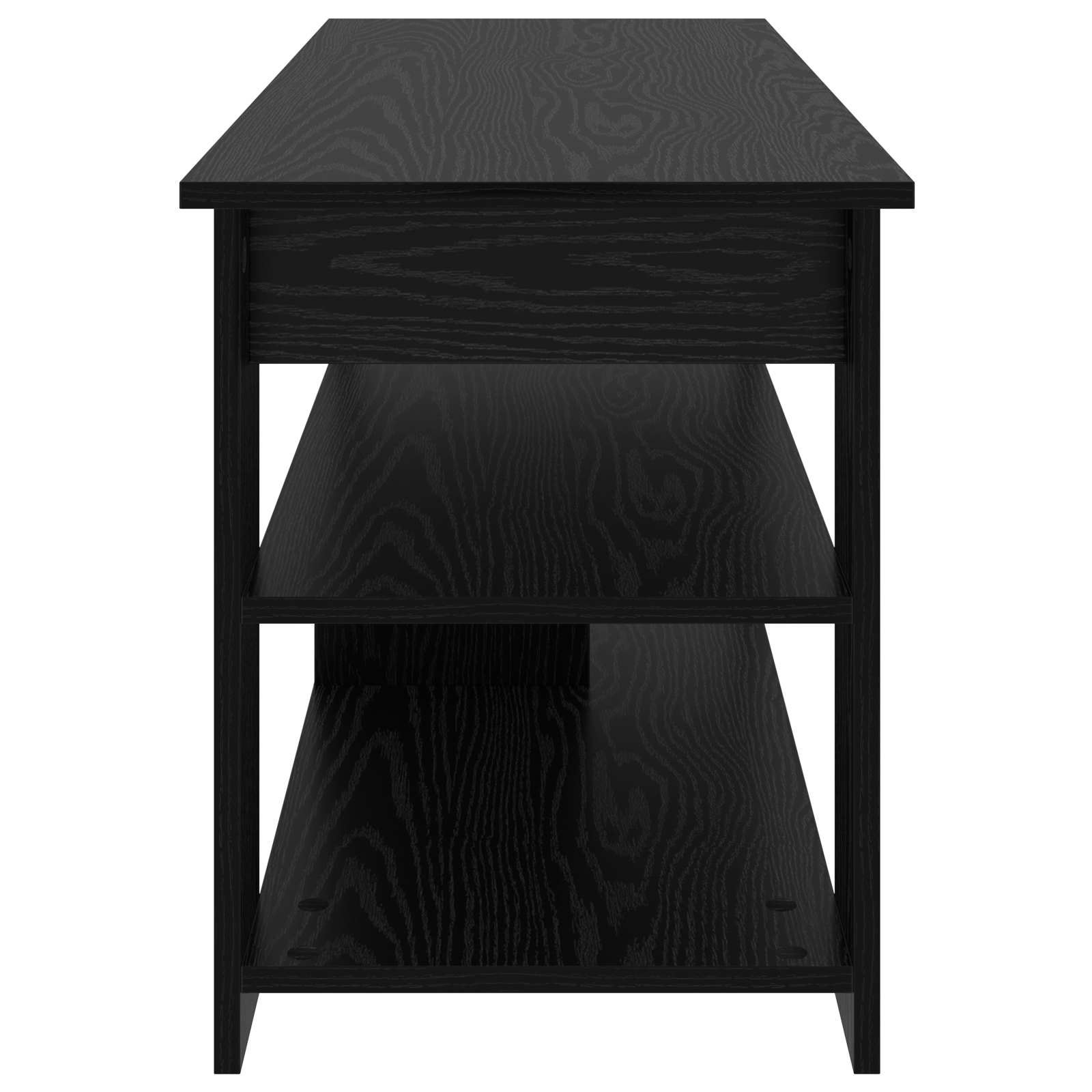 Supporto TV Rovere Nero 100 x 40 x 50 cm | homemem39
