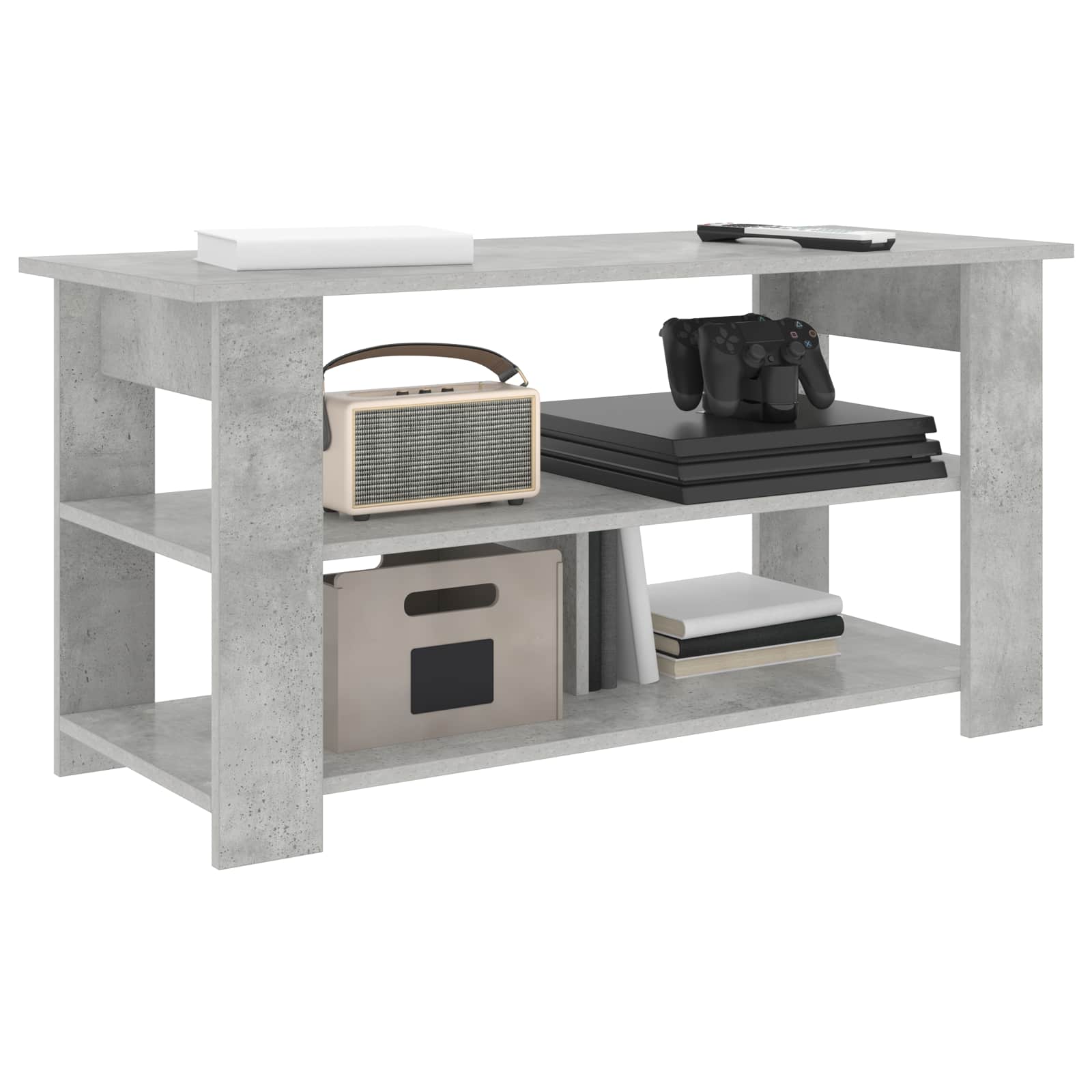Supporto TV Grigio cemento 100 x 40 x 50 cm | homemem39