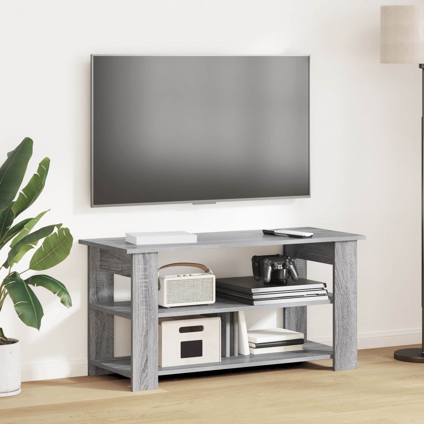 Supporto TV Grigio Sonoma 100 x 40 x 50 cm