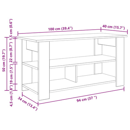Supporto TV Legno vecchio 100 x 40 x 50 cm | homemem39