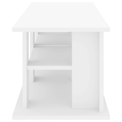 Supporto TV Bianco 96 x 35 x 33,5 cm | homemem39