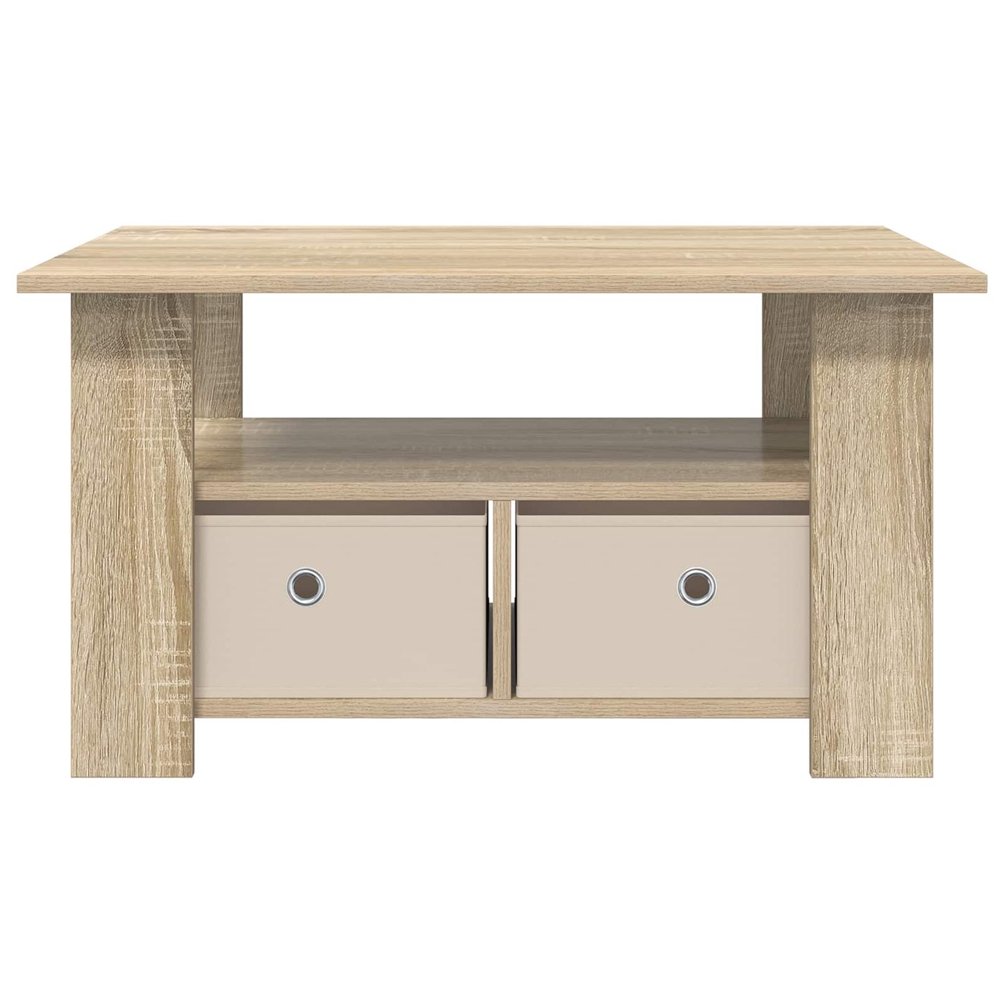 Tavolino da salotto con cassetto Rovere Sonoma 77 x 55 x 42 cm | homemem39