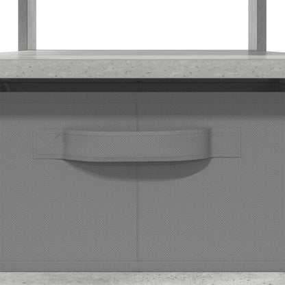 Tavolino da salotto con cassetto Grigio cemento 77 x 55 x 42 cm | homemem39