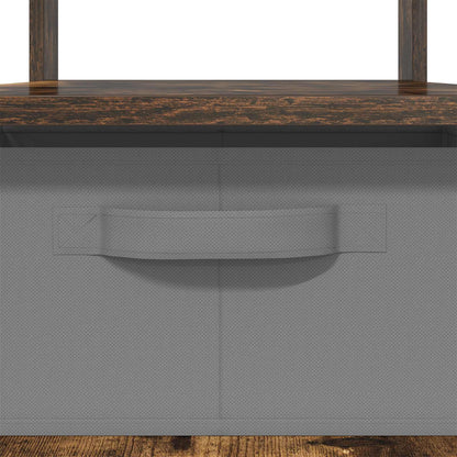 Tavolino da salotto con cassetto Rovere fumé 77 x 55 x 42 cm | homemem39