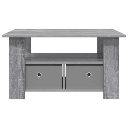 Tavolino da salotto con cassetto Grigio Sonoma 77 x 55 x 42 cm | homemem39