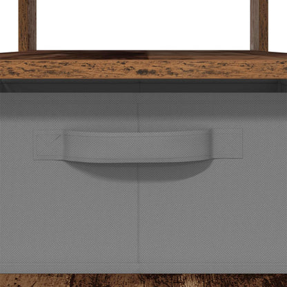 Tavolino da salotto con cassetto Legno vecchio 77 x 55 x 42 cm