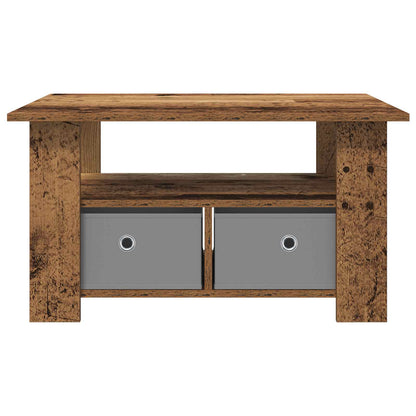Tavolino da salotto con cassetto Legno vecchio 77 x 55 x 42 cm | homemem39