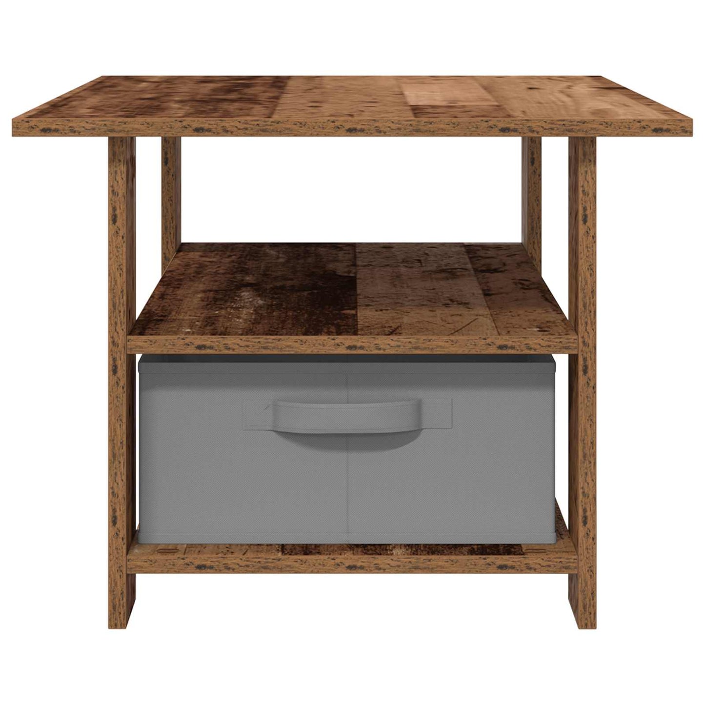 Tavolino da salotto con cassetto Legno vecchio 77 x 55 x 42 cm | homemem39