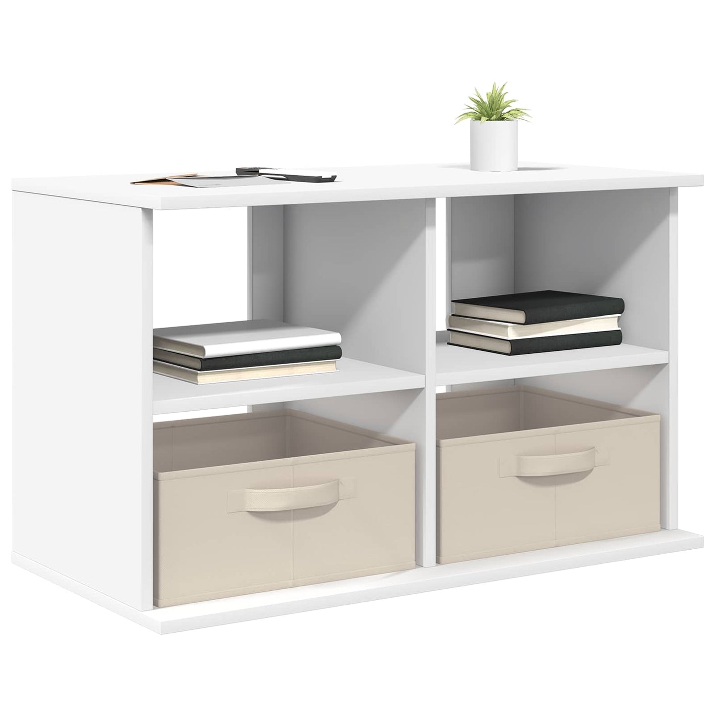 Supporto TV con cassetto Bianco 79 x 40 x 48 cm | homemem39