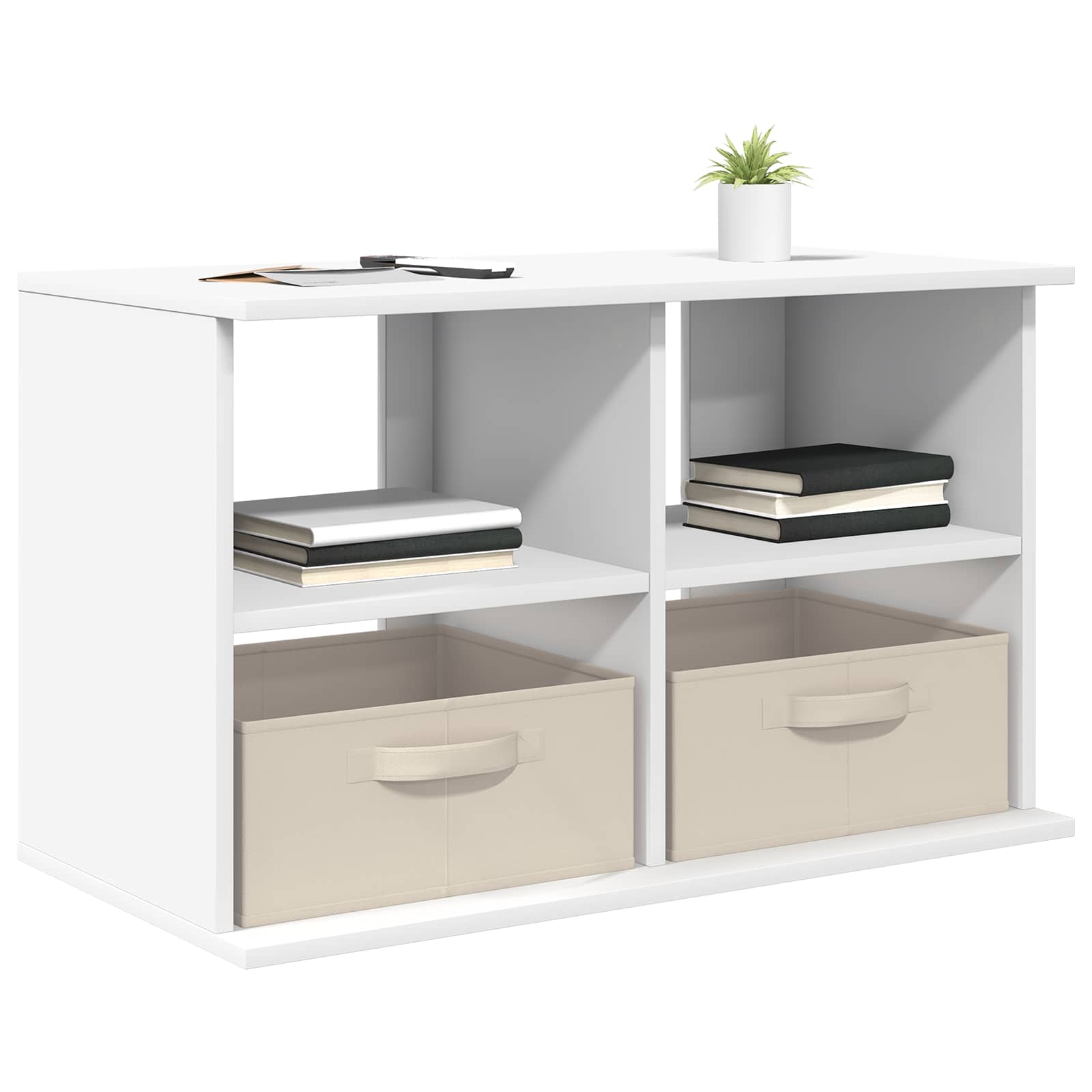 Supporto TV con cassetto Bianco 79 x 40 x 48 cm | homemem39