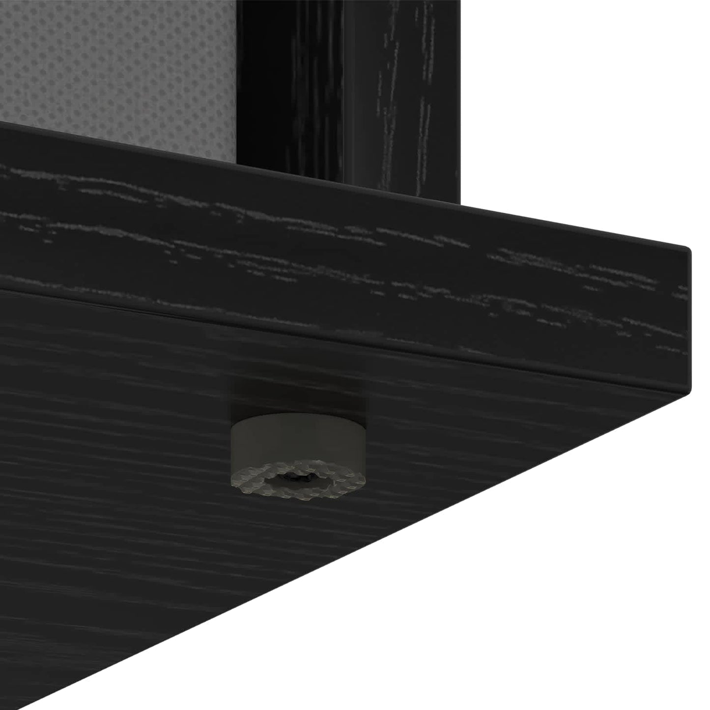 Supporto TV con cassetto Rovere Nero 79 x 40 x 48 cm
