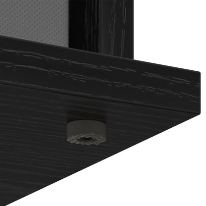 Supporto TV con cassetto Rovere Nero 79 x 40 x 48 cm