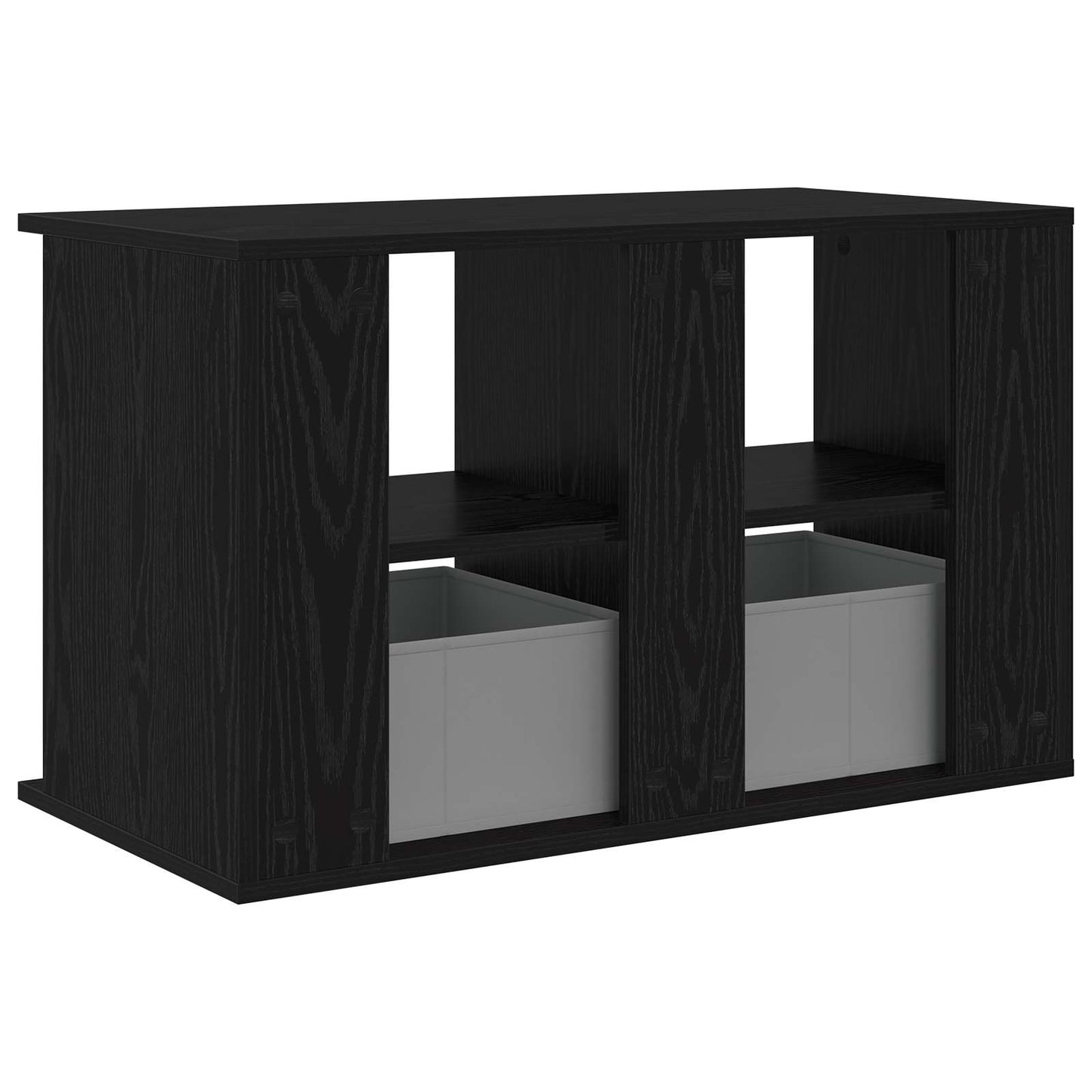 Supporto TV con cassetto Rovere Nero 79 x 40 x 48 cm