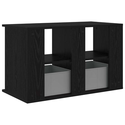 Supporto TV con cassetto Rovere Nero 79 x 40 x 48 cm