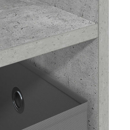 Supporto TV con cassetto Grigio cemento 79 x 40 x 48 cm | homemem39