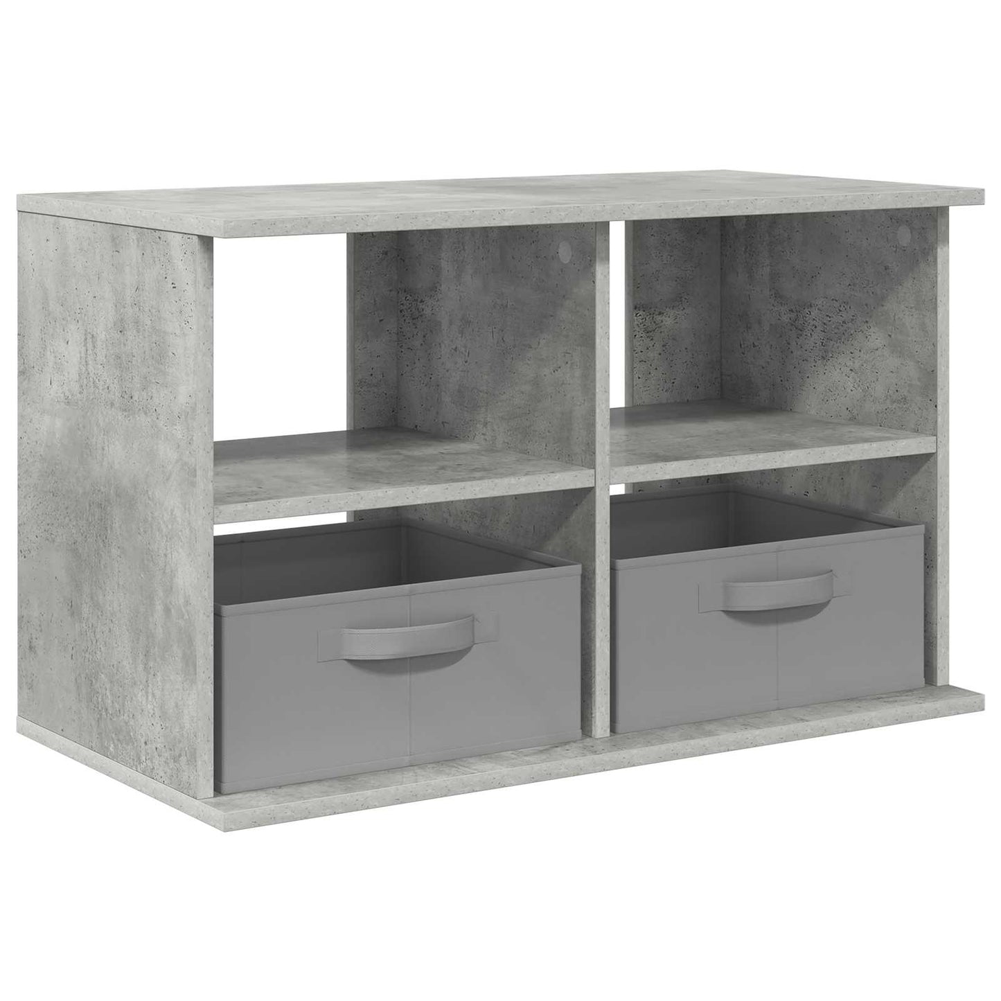 Supporto TV con cassetto Grigio cemento 79 x 40 x 48 cm