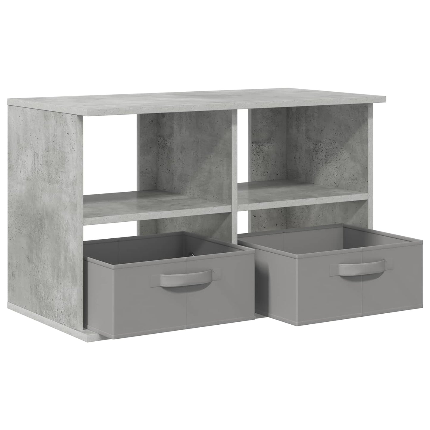 Supporto TV con cassetto Grigio cemento 79 x 40 x 48 cm