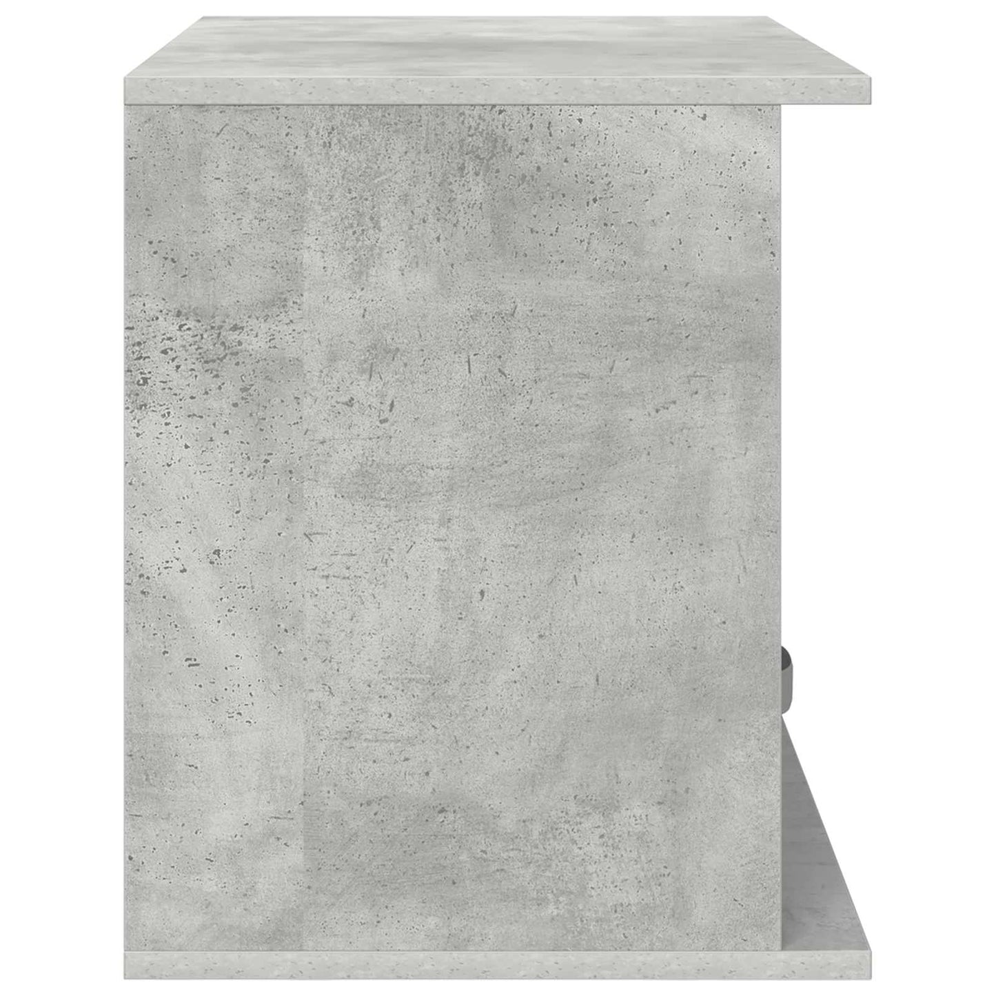 Supporto TV con cassetto Grigio cemento 79 x 40 x 48 cm