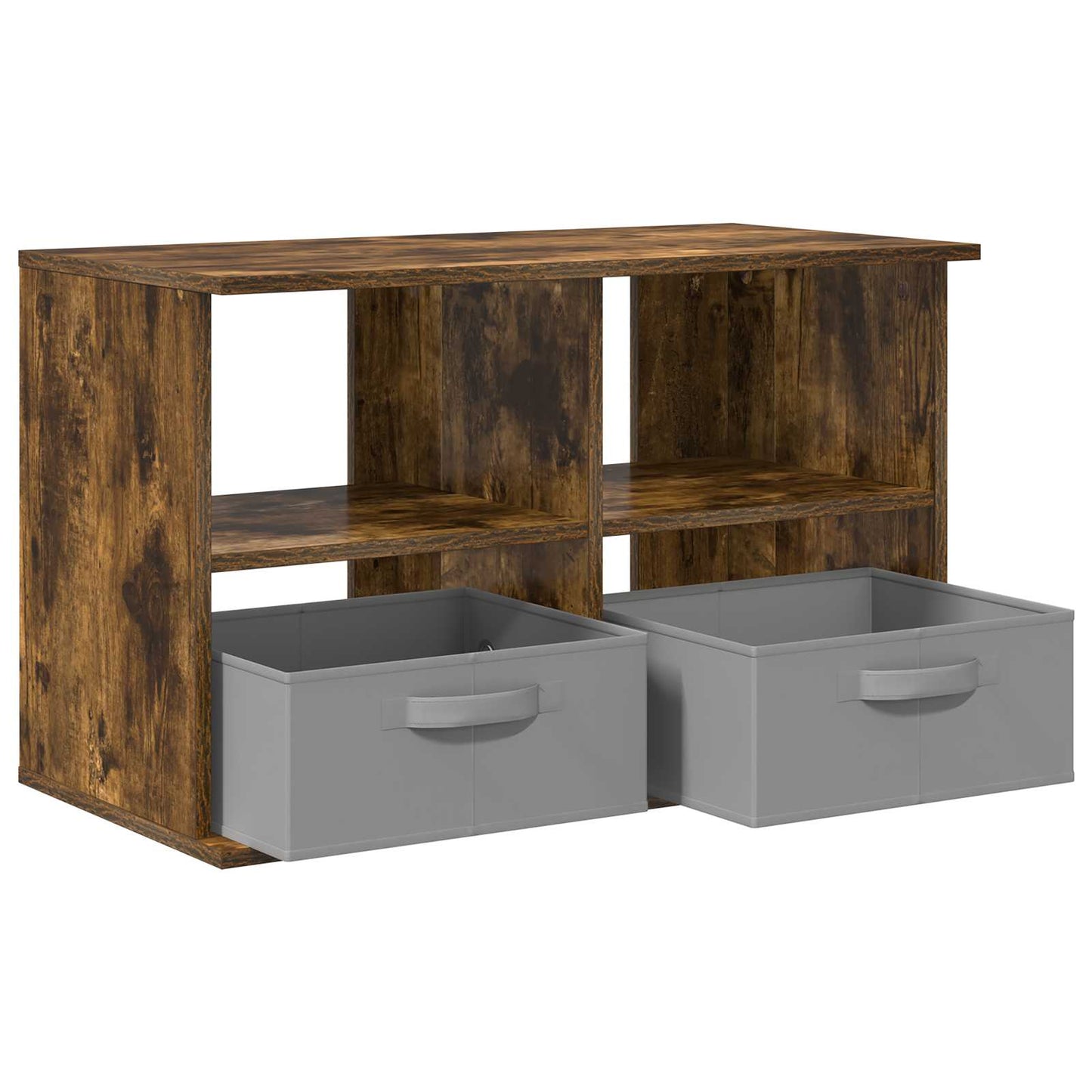 Supporto TV con cassetto Rovere fumé 79 x 40 x 48 cm