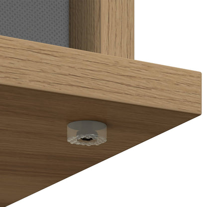 Supporto TV con cassetto Rovere artigianale 79 x 40 x 48 cm