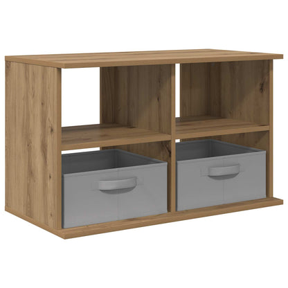 Supporto TV con cassetto Rovere artigianale 79 x 40 x 48 cm | homemem39