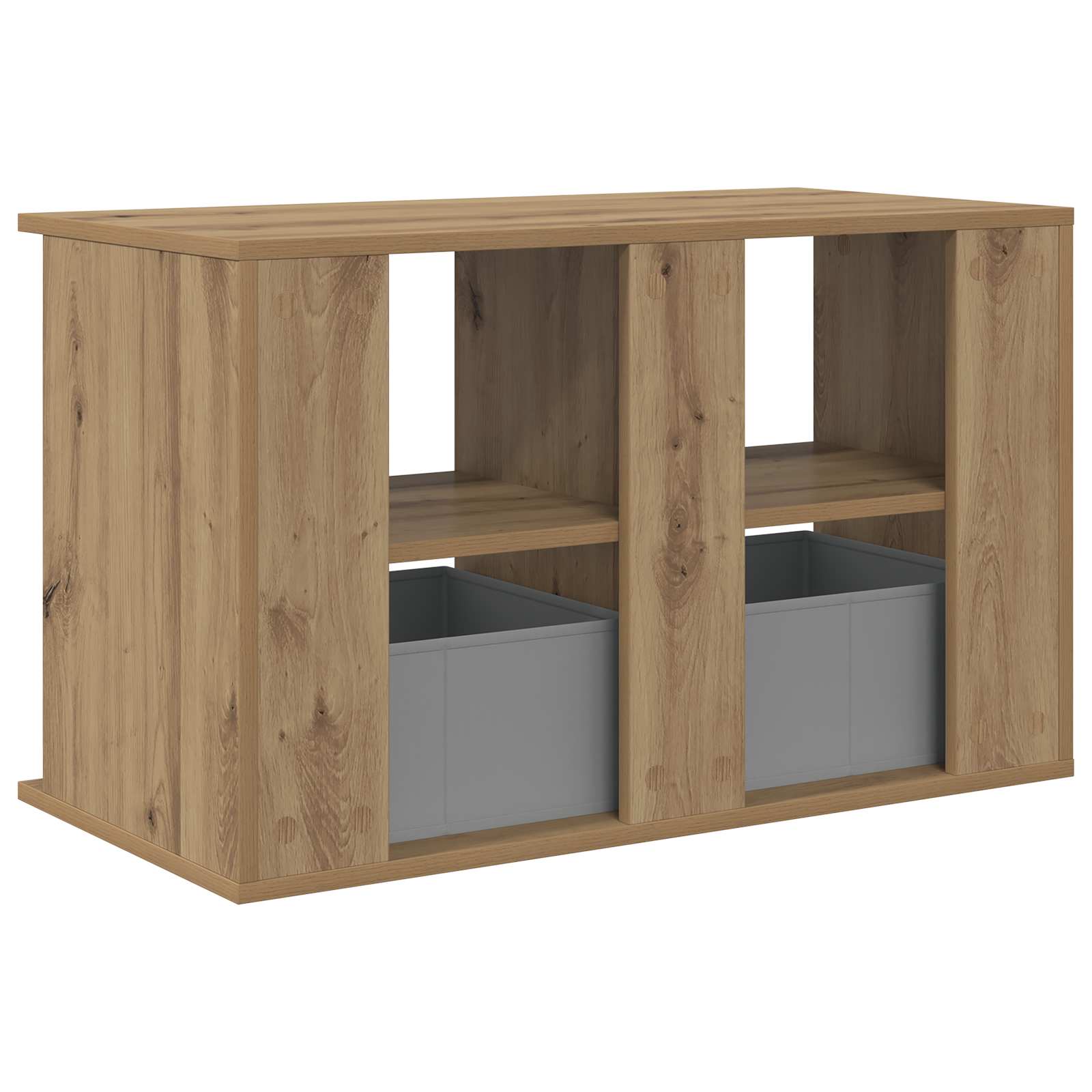 Supporto TV con cassetto Rovere artigianale 79 x 40 x 48 cm | homemem39