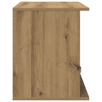 Supporto TV con cassetto Rovere artigianale 79 x 40 x 48 cm | homemem39