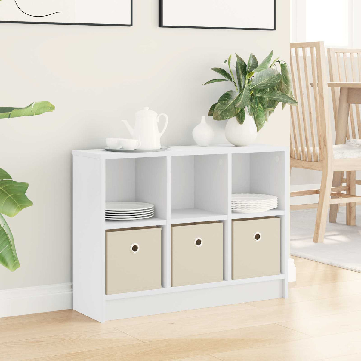 Credenza Bianco 73,5 x 22,5 x 53,5 cm