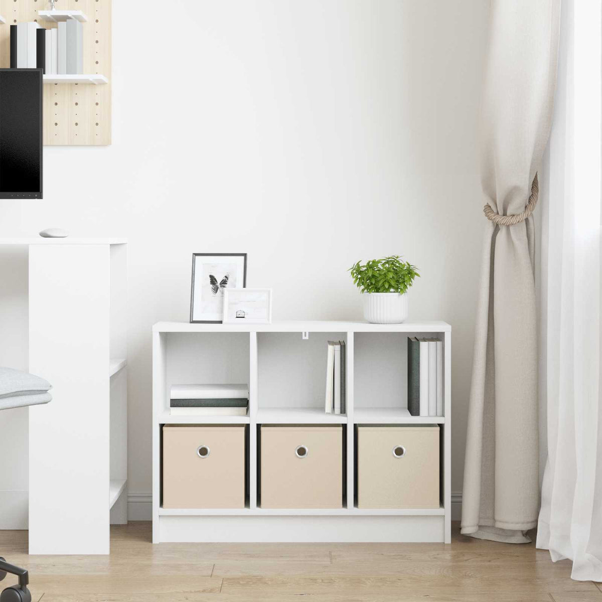 Credenza Bianco 73,5 x 22,5 x 53,5 cm