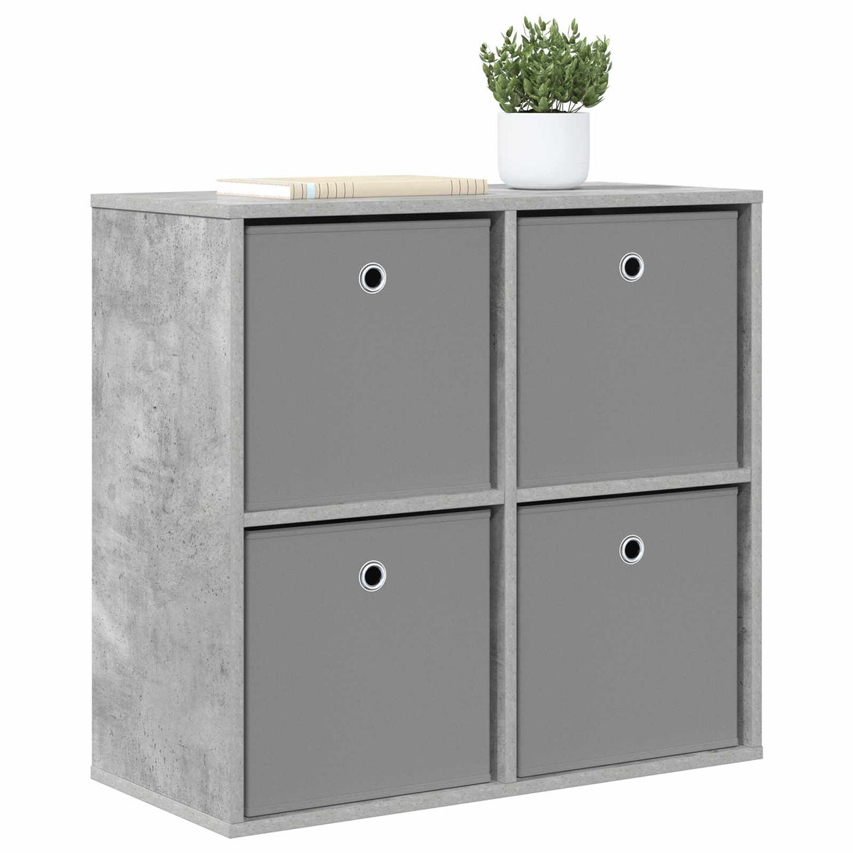 Credenza Grigio cemento 68,5 x 32 x 67 cm | homemem39