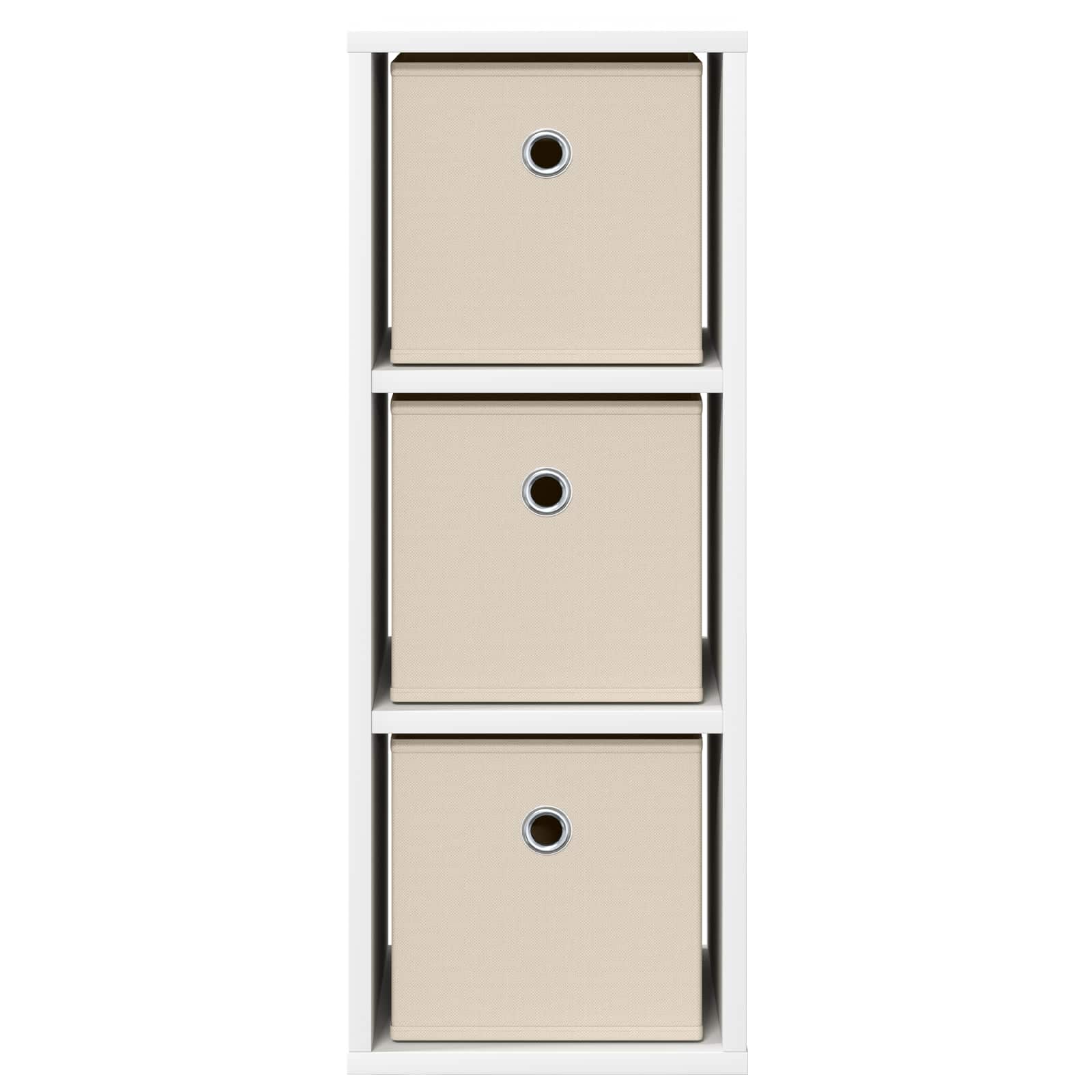Credenza con cassetto Bianco 25,5 x 22 x 69,5 cm | homemem39
