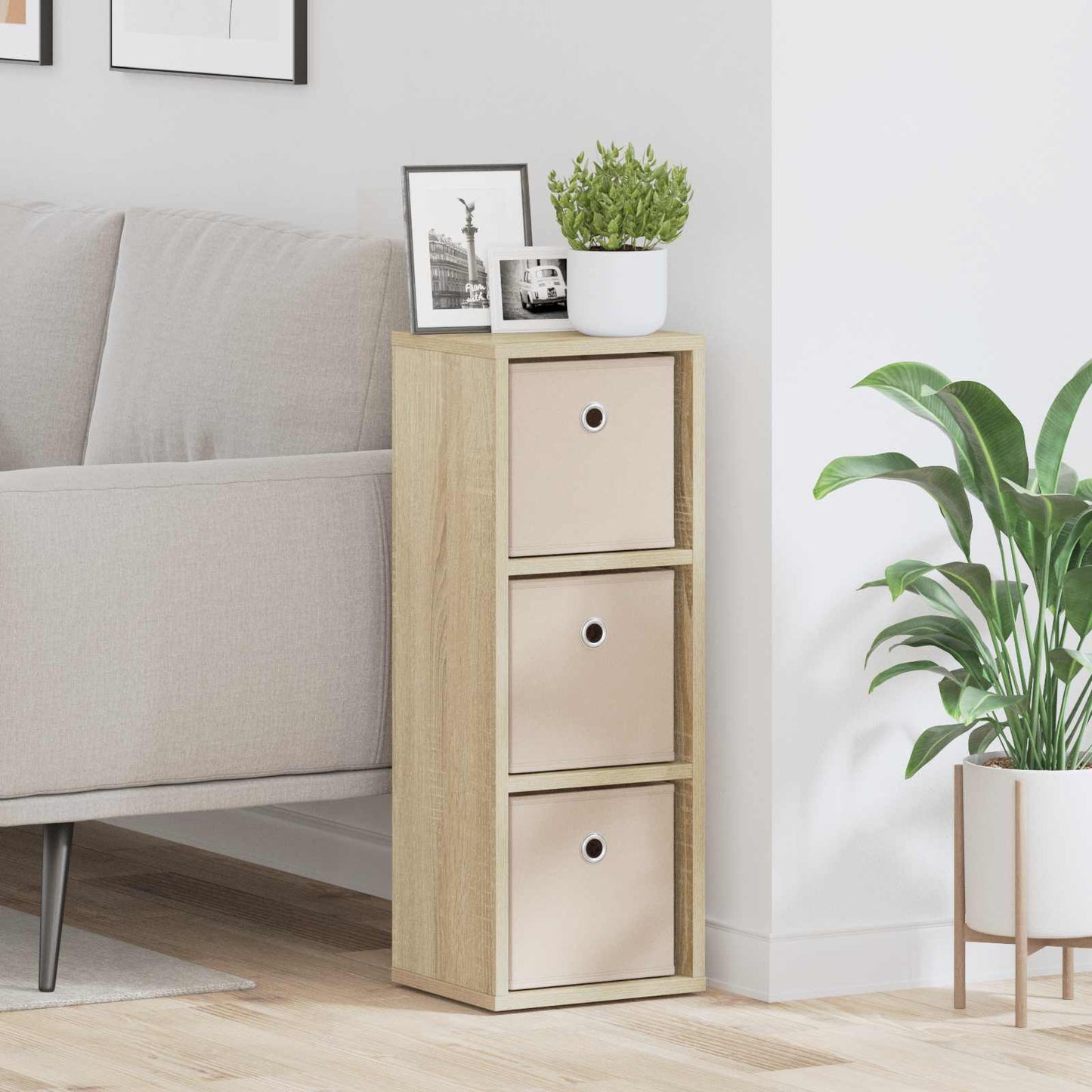 Credenza con cassetto Rovere Sonoma 25,5 x 22 x 69,5 cm