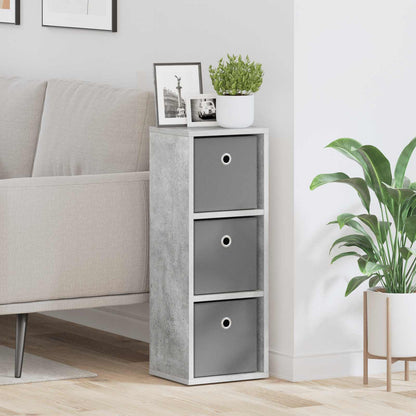 Credenza con cassetto Grigio cemento 25,5 x 22 x 69,5 cm