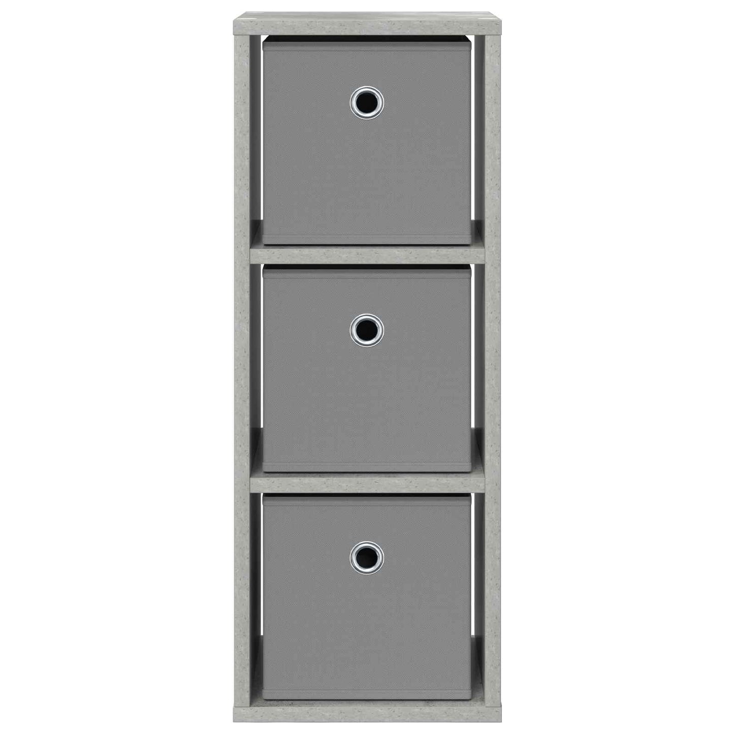Credenza con cassetto Grigio cemento 25,5 x 22 x 69,5 cm | homemem39