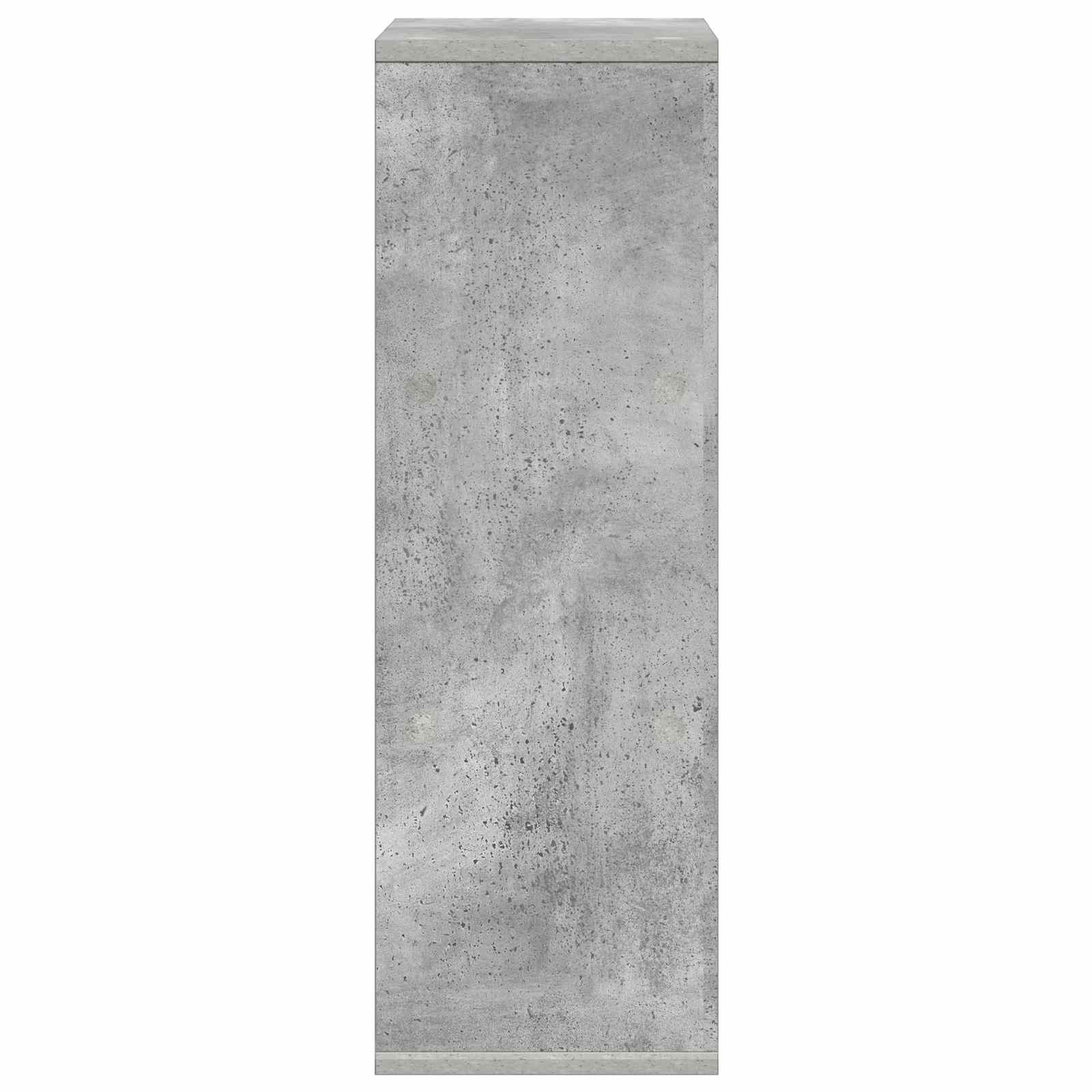 Credenza con cassetto Grigio cemento 25,5 x 22 x 69,5 cm | homemem39