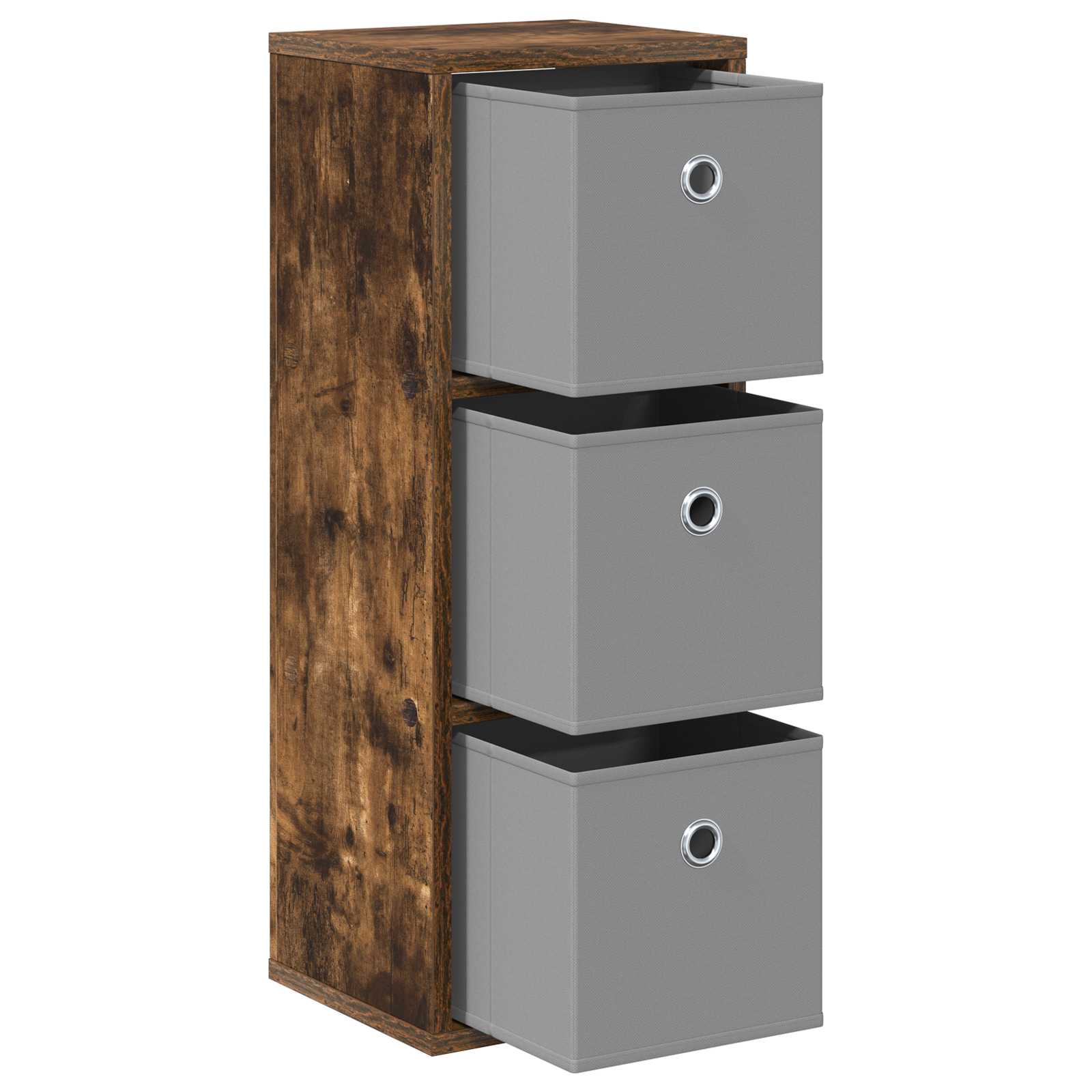 Credenza con cassetto Rovere fumé 25,5 x 22 x 69,5 cm | homemem39