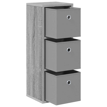 Credenza con cassetto Grigio Sonoma 25,5 x 22 x 69,5 cm | homemem39
