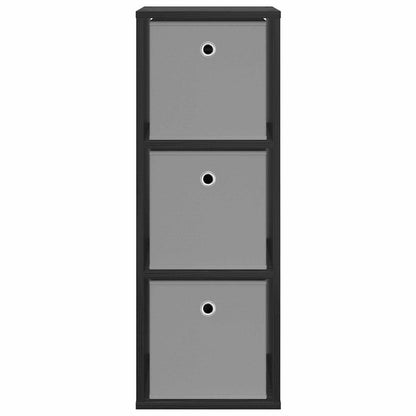Credenza con cassetto Rovere Nero 30,5 x 27 x 84,5 cm | homemem39
