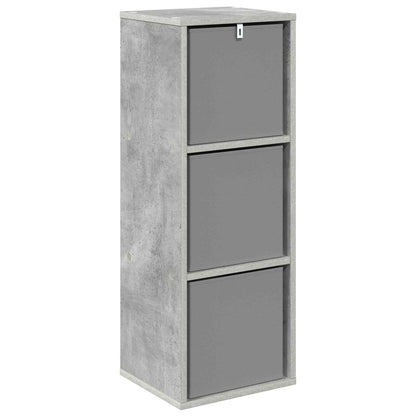 Credenza con cassetto Grigio cemento 30,5 x 27 x 84,5 cm | homemem39